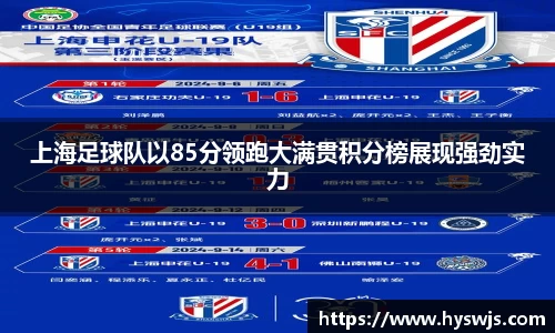 上海足球队以85分领跑大满贯积分榜展现强劲实力